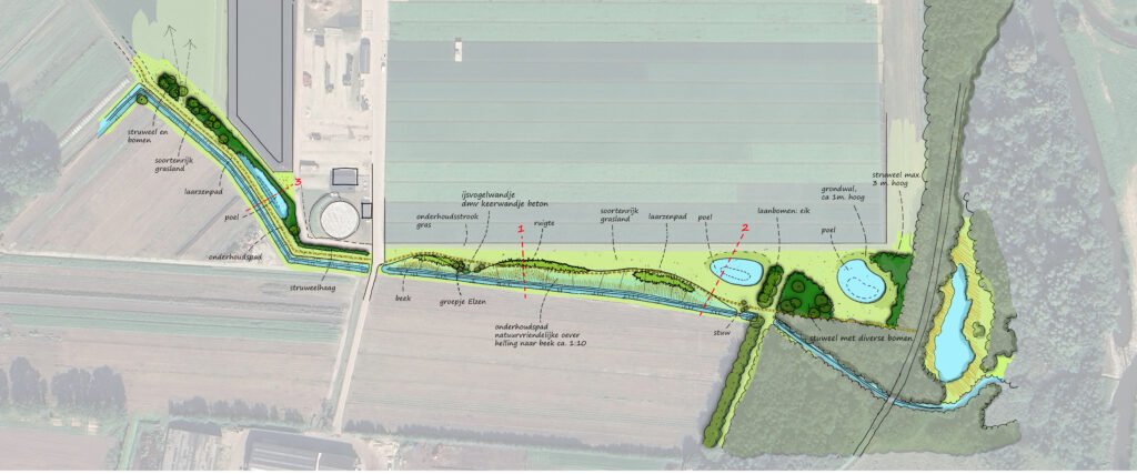 uitsnede schetsontwerp